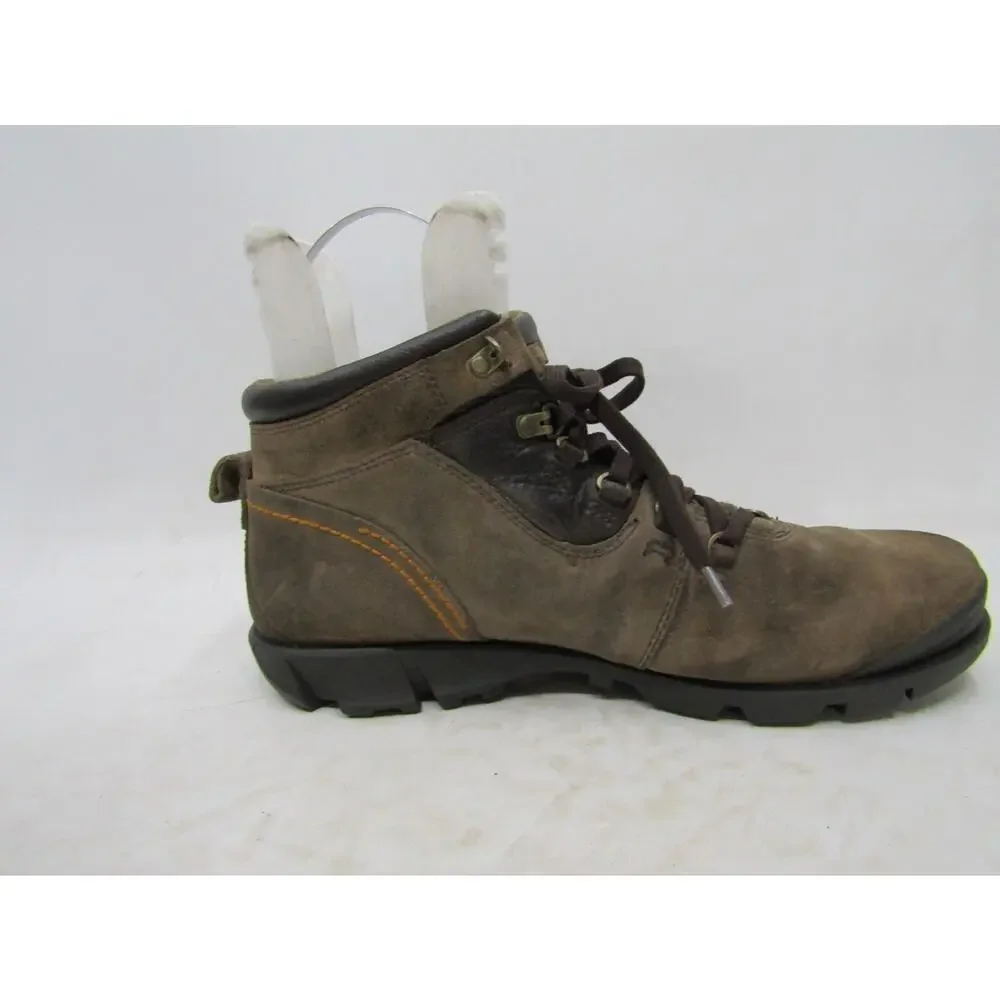 Timberland Mens Size 11.5 M Brown Leather Lace Up Ankle Hiking Boots